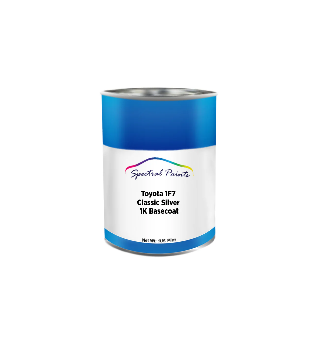 For Toyota 1F7 Classic Silver Metallic Paint - Image 3